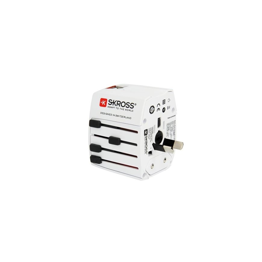 MUV reisadapter AC met USB-A en USB-C, 15W