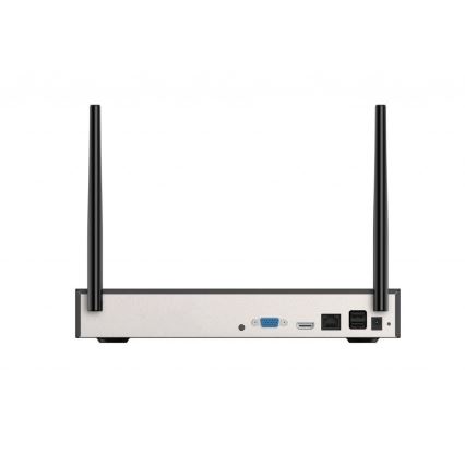 Slim camerasysteem + 4× camera's met 2K+-sensor, 12V, IP65, Wi‑Fi (Tuya)