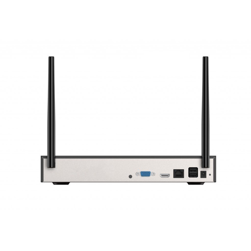 Slim camerasysteem + 4× camera's met 2K+-sensor, 12V, IP65, Wi‑Fi (Tuya)
