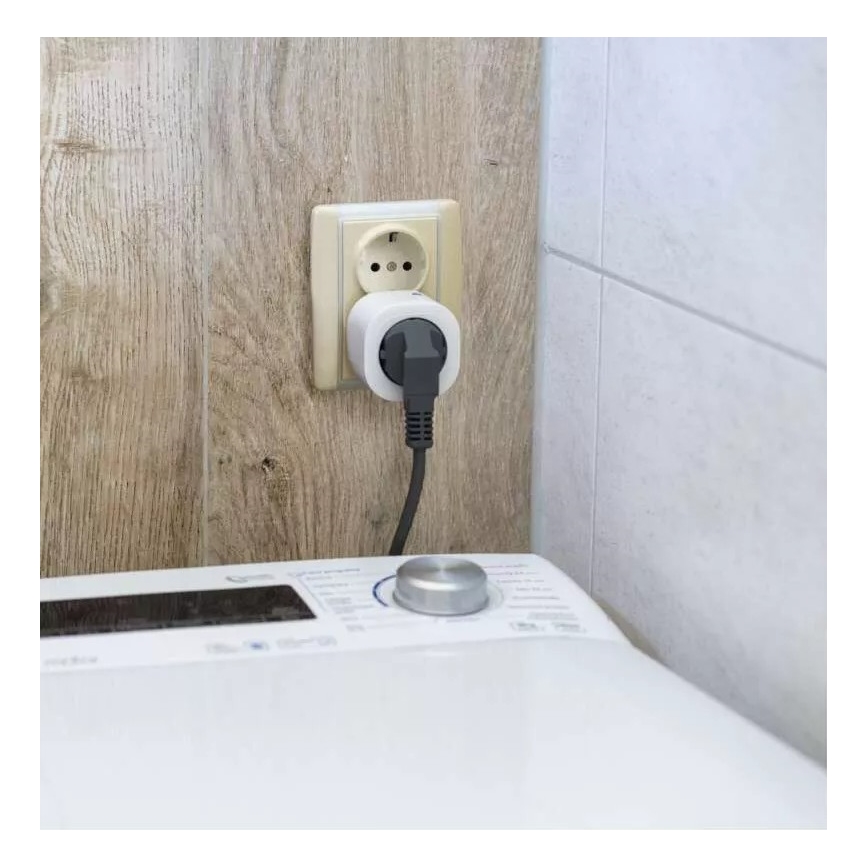 Slim stopcontact SCHUKO GoSmart 3680W/230V/16A Wi-Fi Tuya