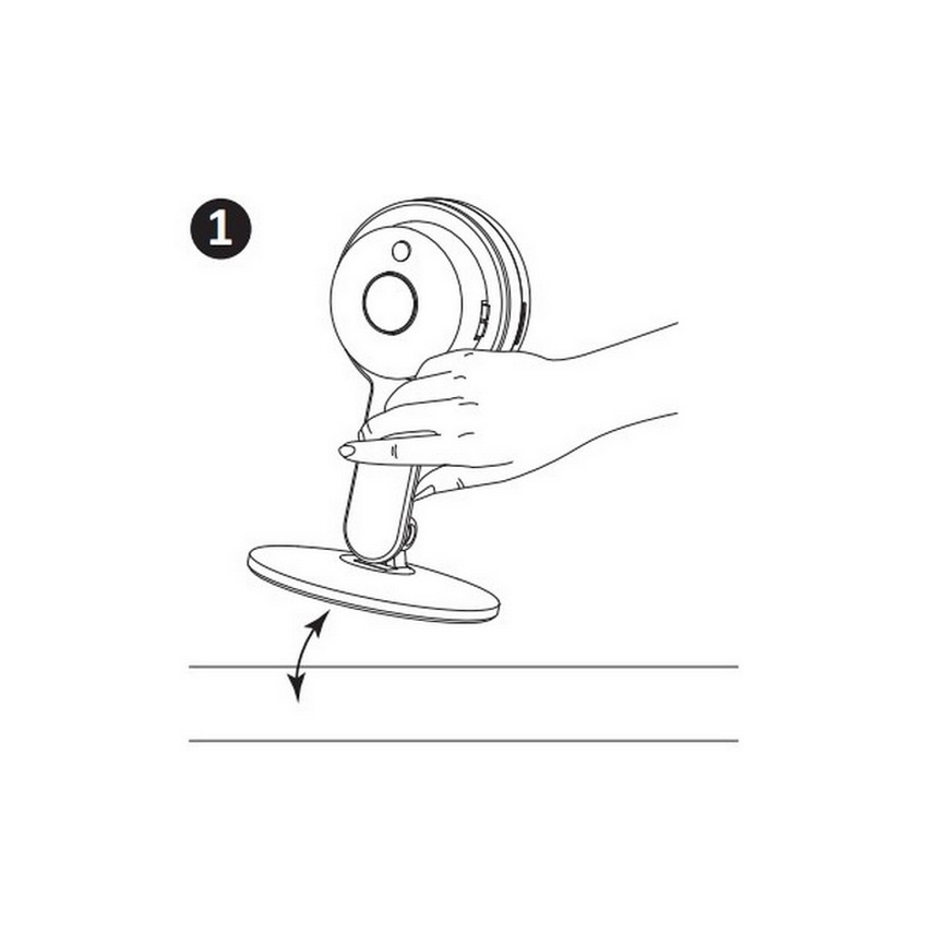 Slimme Camera COSMO LED/230V/Wi-Fi Tuya