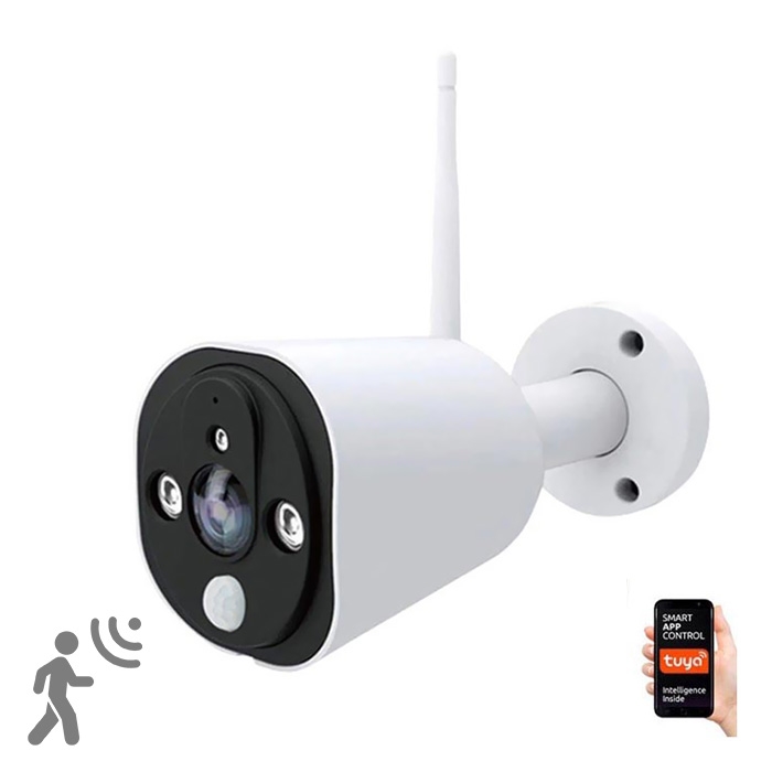 Slimme Camera voor buiten COSMO LED/230V/Wi-Fi Tuya IP66