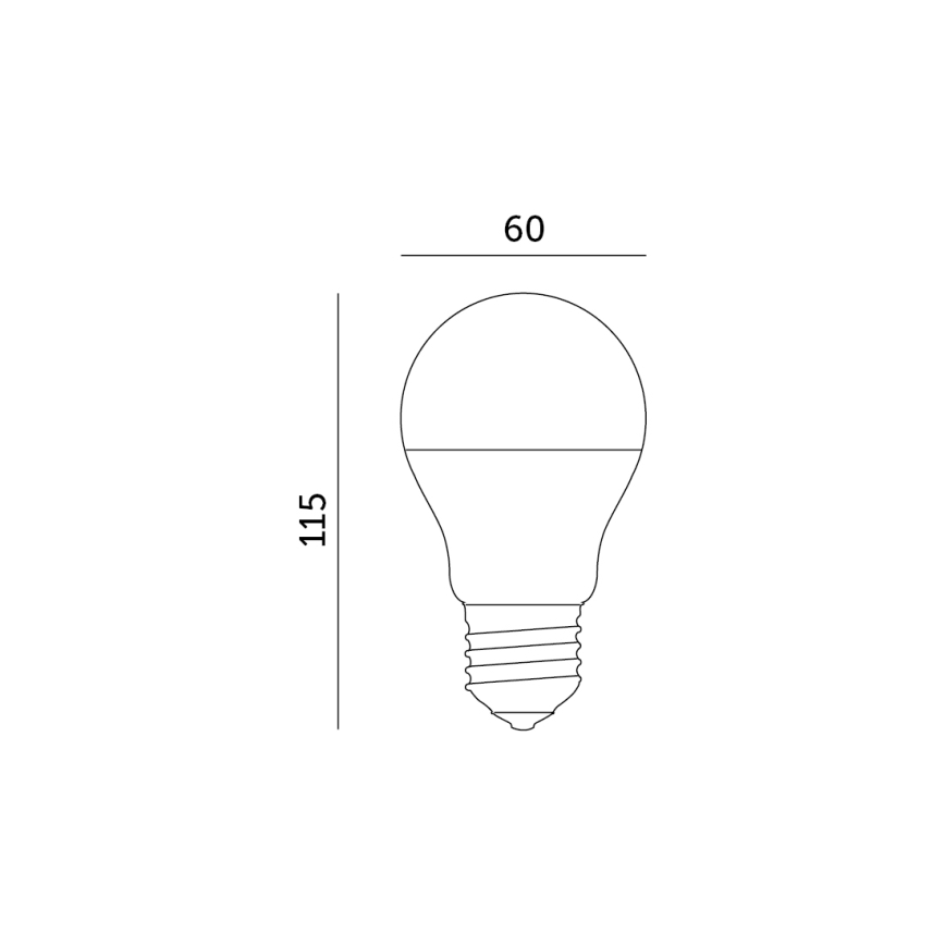 Slimme Dimbare LED RGB Lamp E27/9,5W/230V 2700-6500K Wi-Fi Tuya