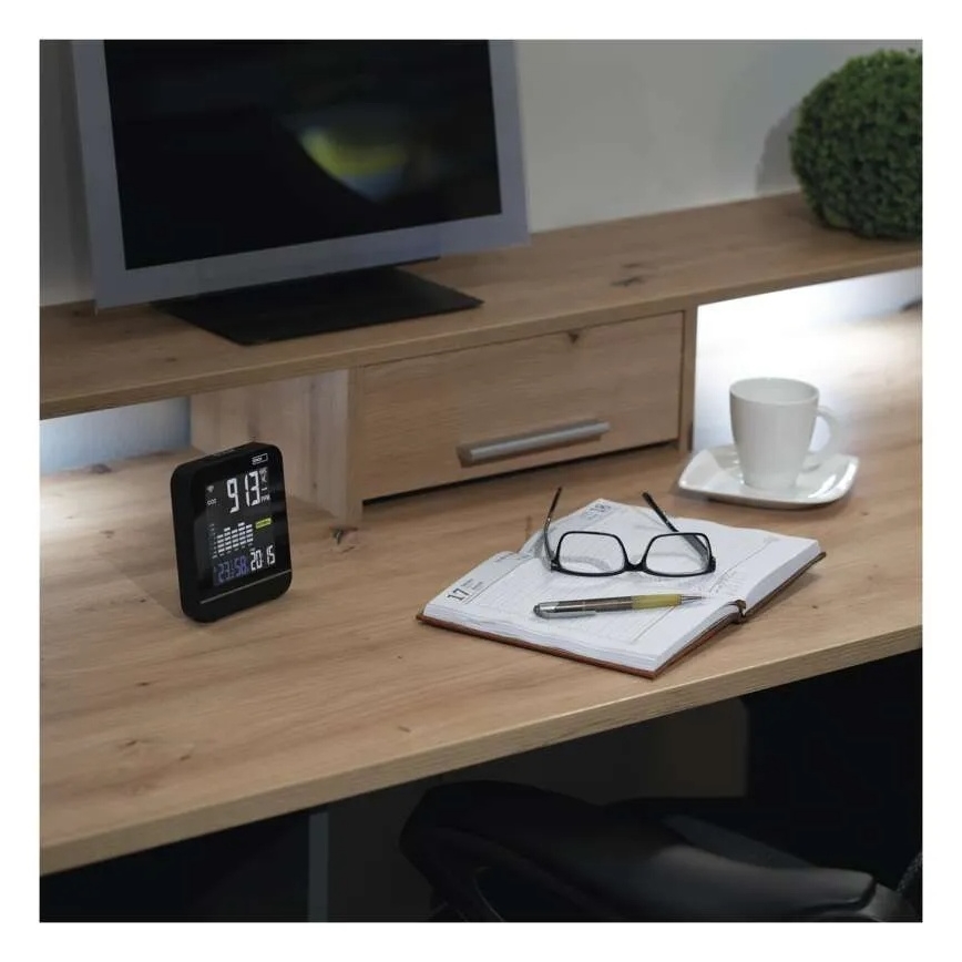 Slimme luchtkwaliteitsmonitor GOSMART 5V Wi-Fi