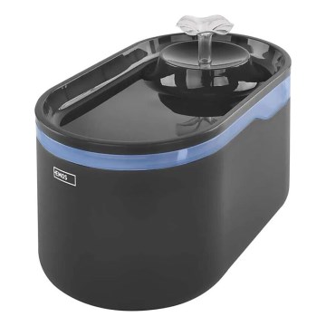 Slimme waterfontein voor huisdieren 2,6 l/5V grijs Wi-Fi