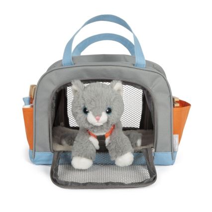 Small Foot - Chat en peluche avec kit d'entretien