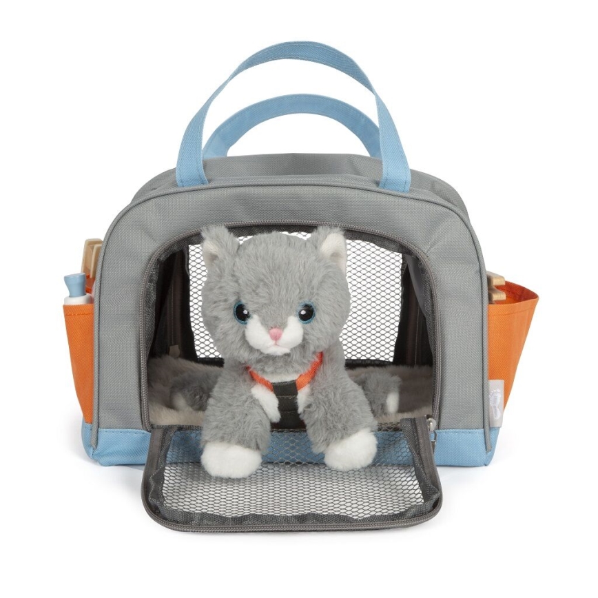 Small Foot - Chat en peluche avec kit d'entretien