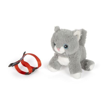 Small Foot - Chat en peluche avec kit d'entretien