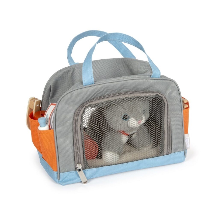 Small Foot - Chat en peluche avec kit d'entretien