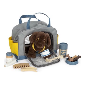 Small Foot - Chien en peluche avec kit d'entretien