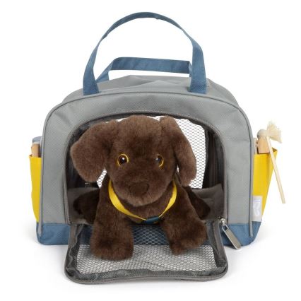 Small Foot - Chien en peluche avec kit d'entretien
