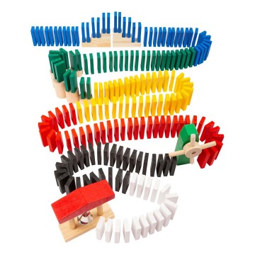 Small foot - Dominos en bois rallye 490 pce