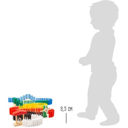 Small foot - Houten dominostenen rallye 490 st.