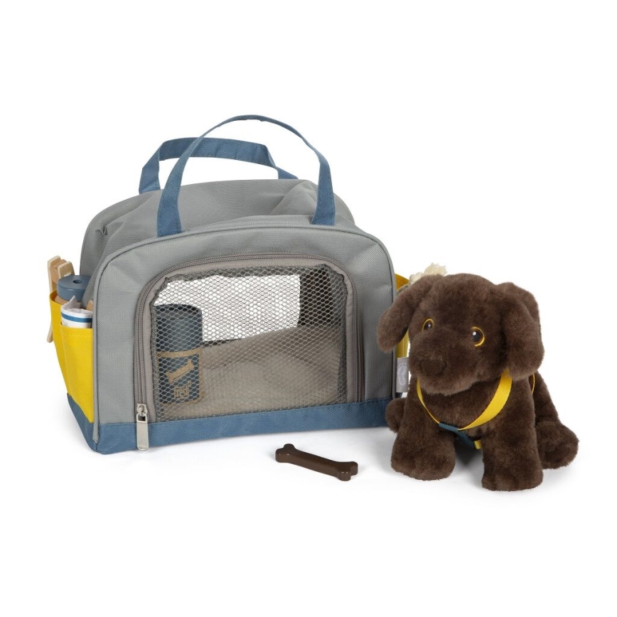 Small Foot - Pluche hond met verzorgingsset