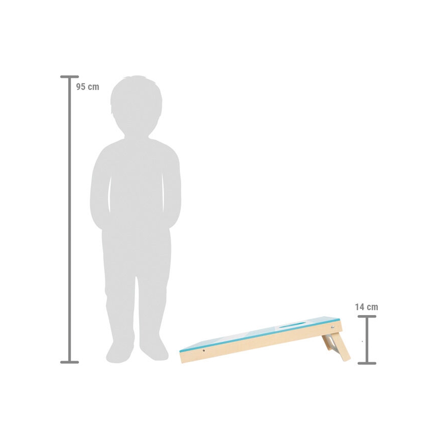 Small Foot - Spellen 2in1 cornhole en tafel hockey Active