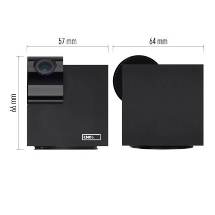 Smart binnen roterend camera met bewegingssensor GoSmart 5V Wi-Fi Tuya