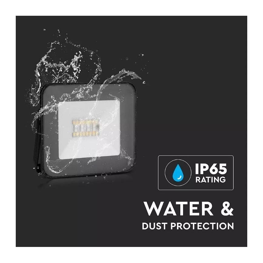 Smart projecteur LED RGB à intensité variable LED/20W/230V IP65 noir