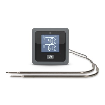 SmartLife slimme digitale vleesthermometer met LCD-display 0-300 °C 2xAAA