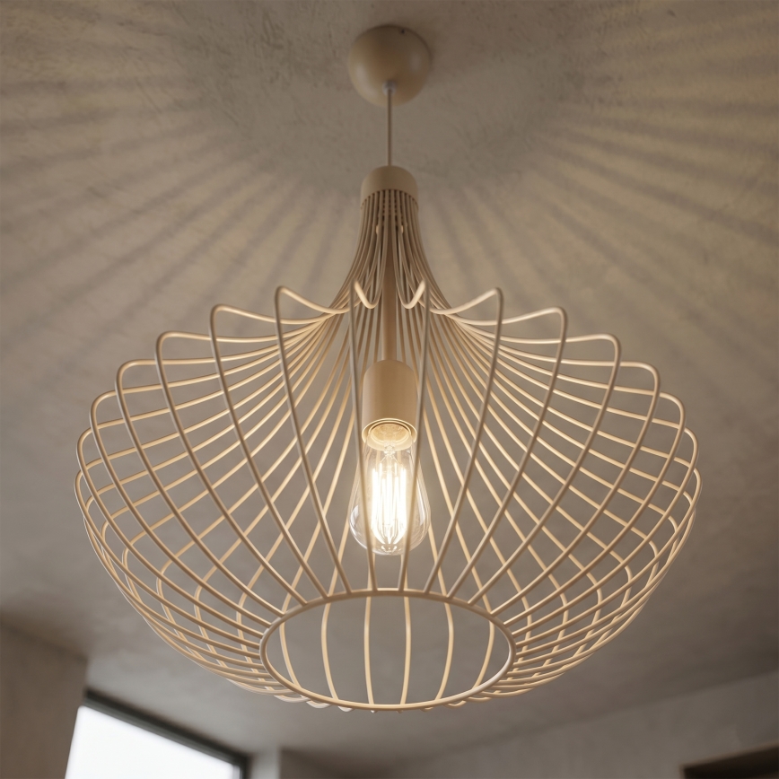 Snoerlamp BALERINA 1xE27/15W/230V beige