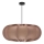 Snoerlamp CAFEE 1x E27/40W/230V Ø 52 cm bruin