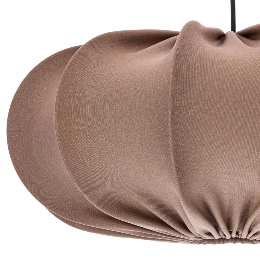 Snoerlamp CAFEE 1x E27/40W/230V Ø 52 cm bruin
