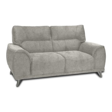 Sofa à deux places LIVORNO gris