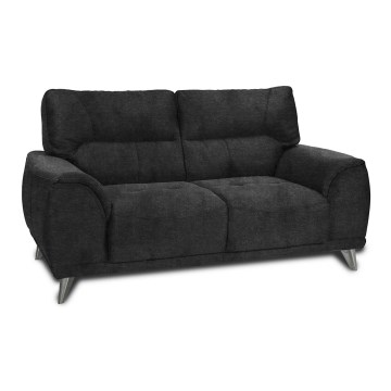 Sofa à deux places LIVORNO noir