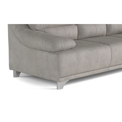 Sofa à trois places RIMINI gris clair