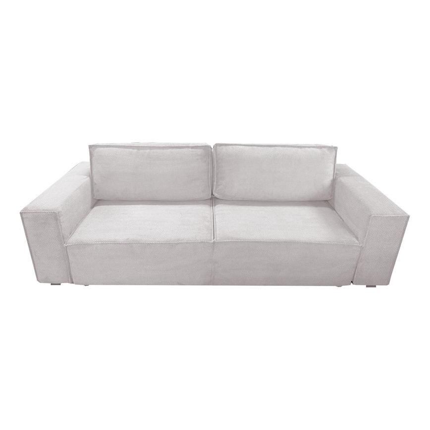 Sofa pliable avec un espace de stockage RONDA beige
