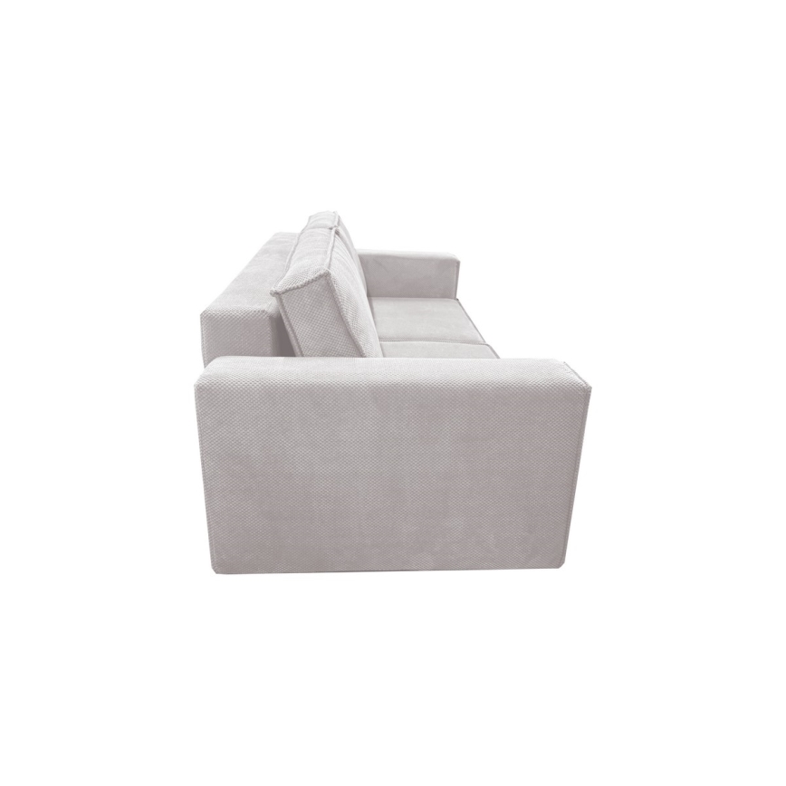 Sofa pliable avec un espace de stockage RONDA beige