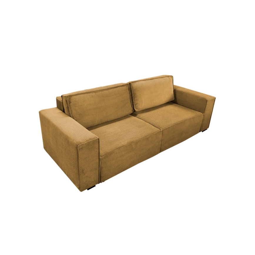 Sofa pliable avec un espace de stockage RONDA orange