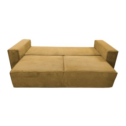 Sofa pliable avec un espace de stockage RONDA orange