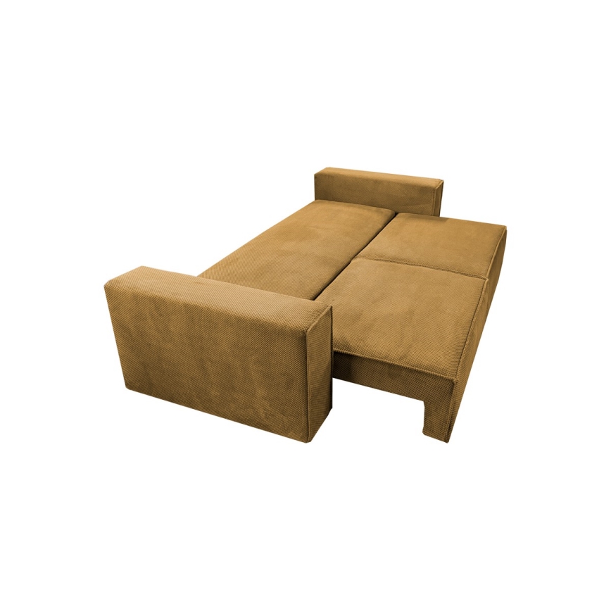 Sofa pliable avec un espace de stockage RONDA orange