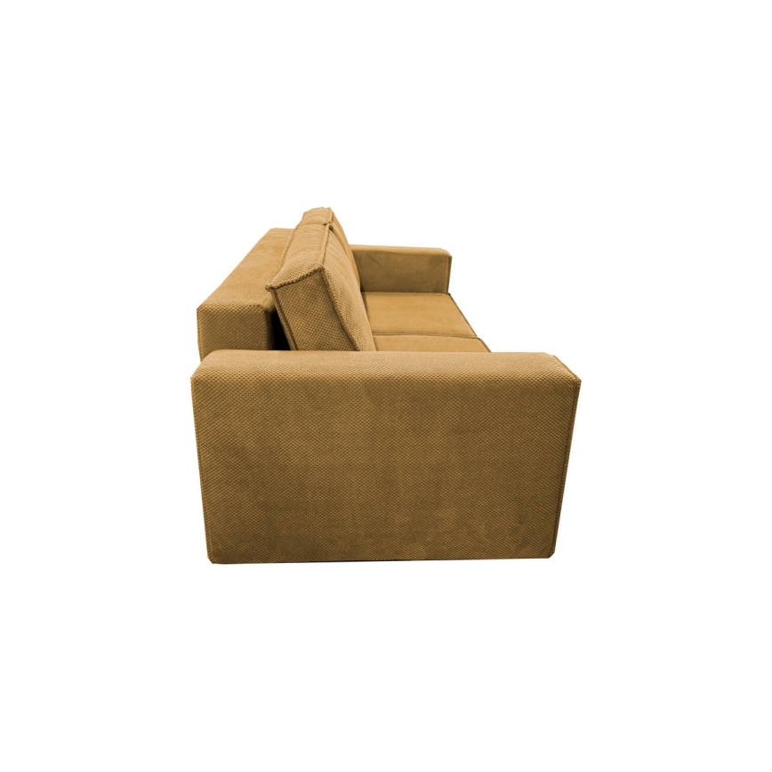 Sofa pliable avec un espace de stockage RONDA orange