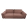 Sofa pliable avec un espace de stockage RONDA rouge
