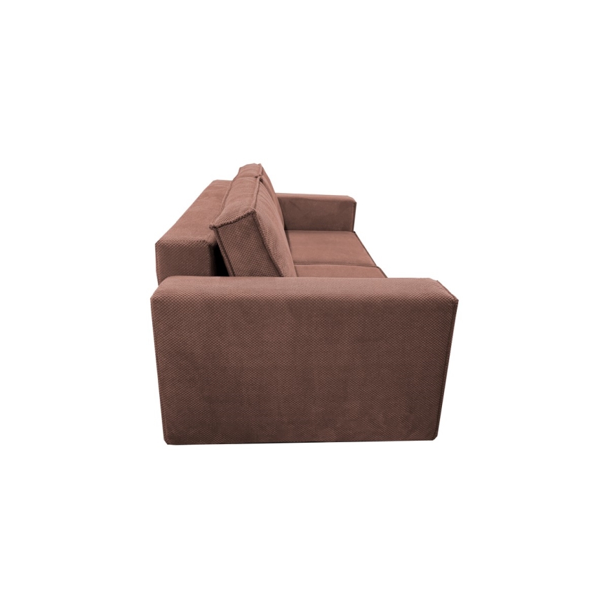 Sofa pliable avec un espace de stockage RONDA rouge