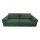 Sofa pliable avec un espace de stockage RONDA vert