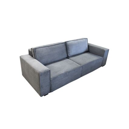 Sofa trois places pliable avec espace de rangement RONDA gris