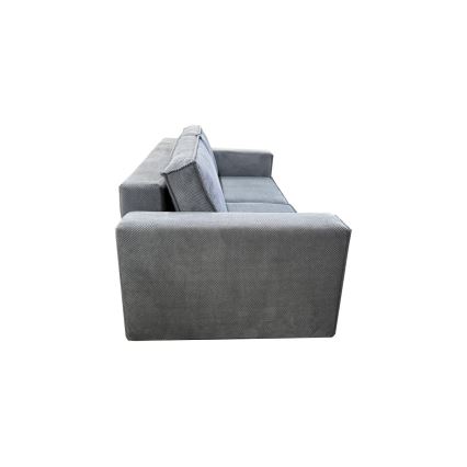 Sofa trois places pliable avec espace de rangement RONDA gris