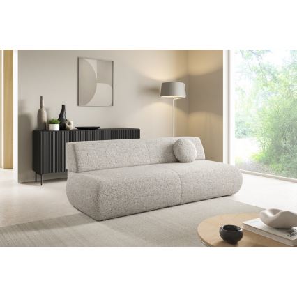 Sofa trois places pliable avec un espace de stockage PRATO beige