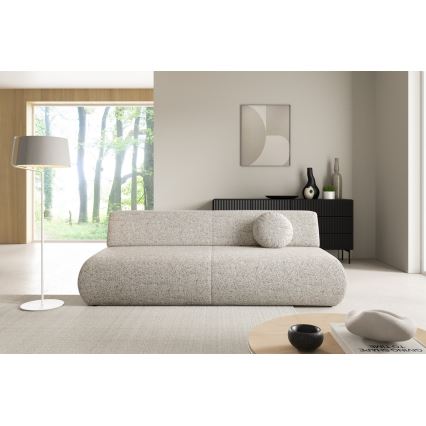 Sofa trois places pliable avec un espace de stockage PRATO beige