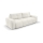 Sofa trois places pliable et rembourré avec un espace de stockage ALMADA beige