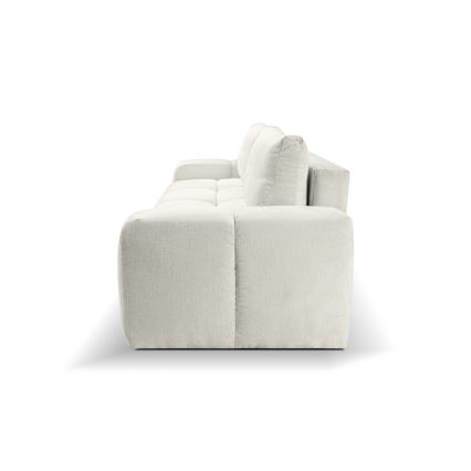 Sofa trois places pliable et rembourré avec un espace de stockage ALMADA beige