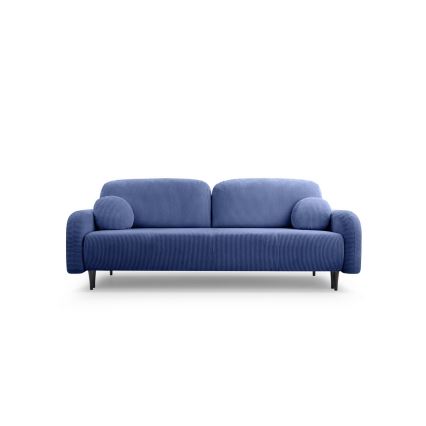 Sofa trois places pliable et rembourré CLOUDY bleu
