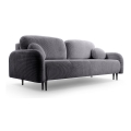 Sofa trois places pliable et rembourré CLOUDY gris