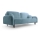 Sofa trois places pliable et rembourré CLOUDY vert