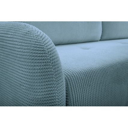 Sofa trois places pliable et rembourré CLOUDY vert