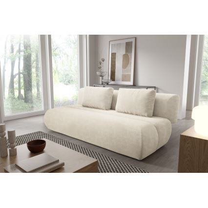Sofa trois places pliable FANO crème