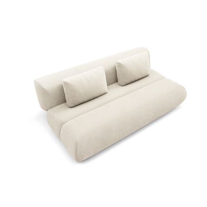 Sofa trois places pliable FANO crème