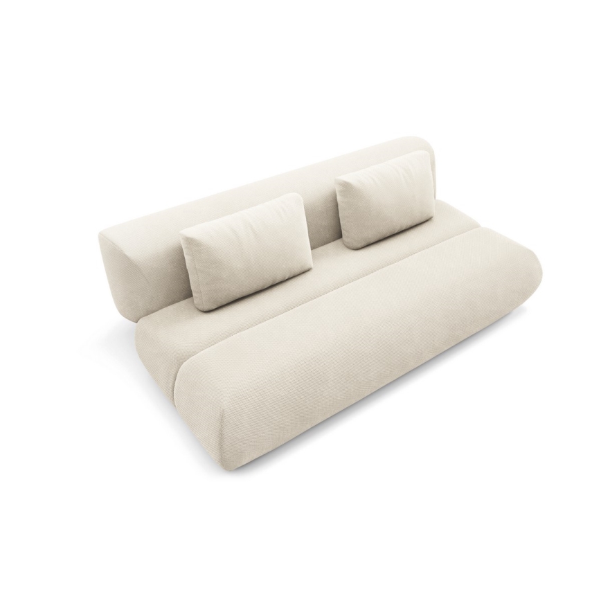 Sofa trois places pliable FANO crème